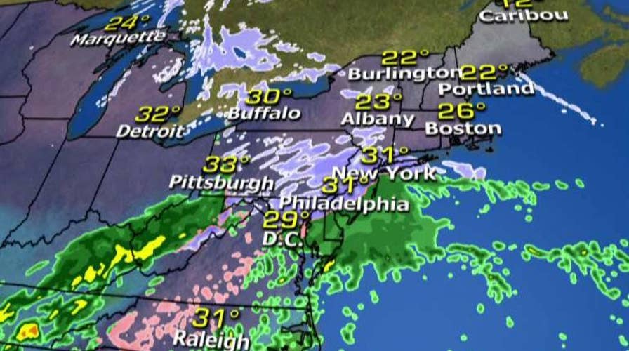 National forecast for Monday, February 15