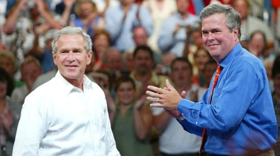 George W. Bush joining Jeb on campaign trail