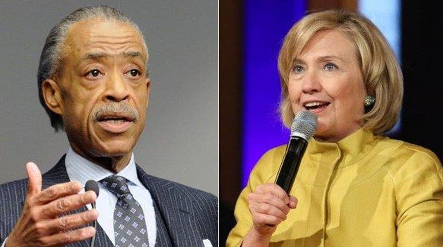 Hillary Clinton meets with Al Sharpton
