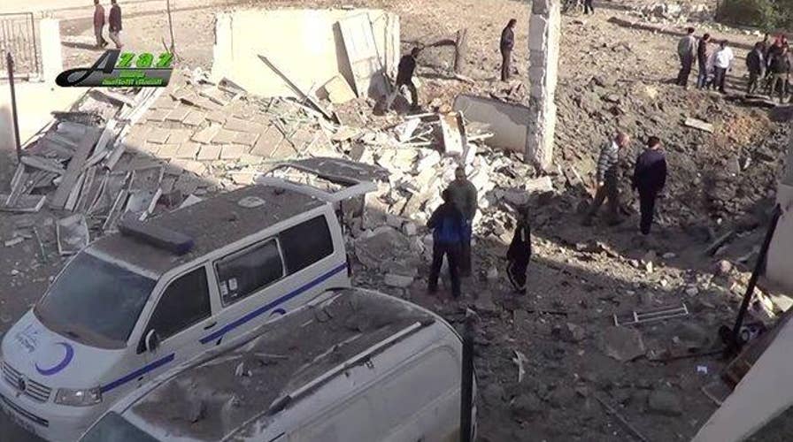 Blame game begins after deadly bombing of hospital in Syria