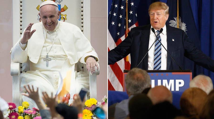 Pope Francis suggests Donald Trump is not a Christian