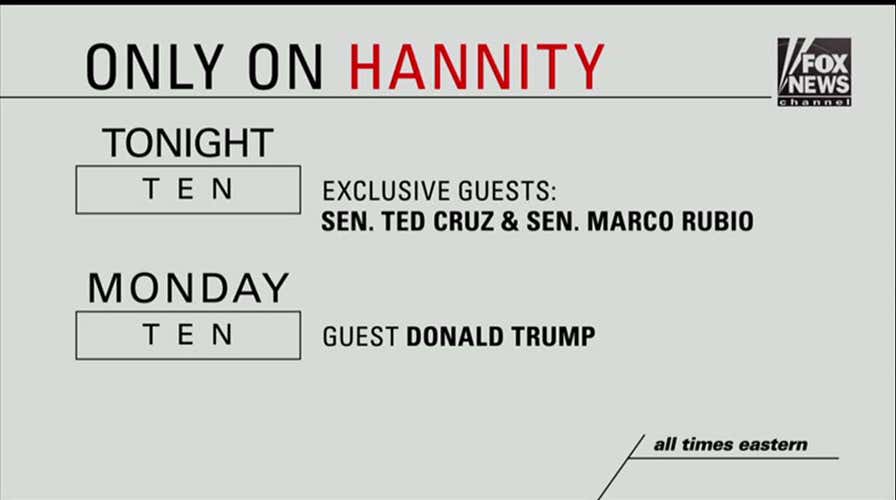 Coming up on "Hannity."