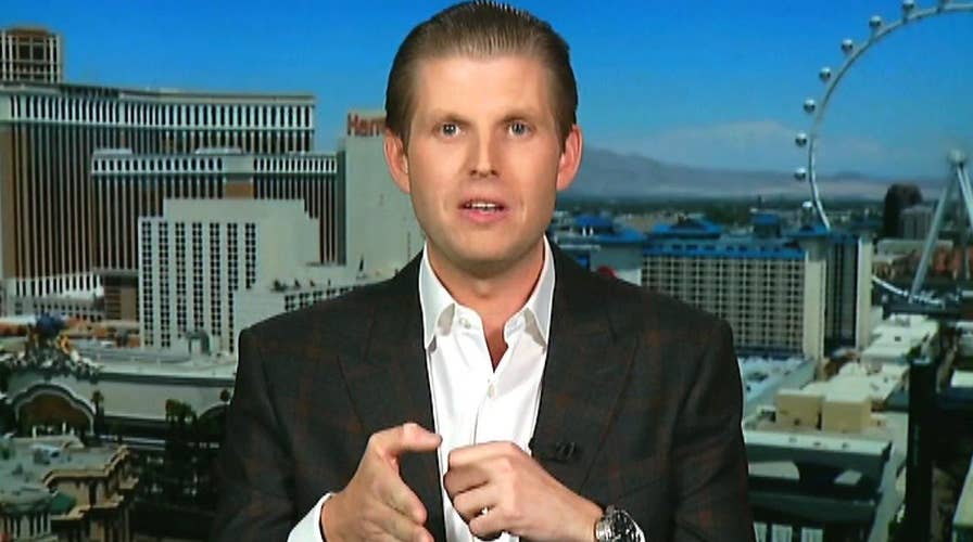 Does Eric Trump think his dad is the inevitable GOP nominee?