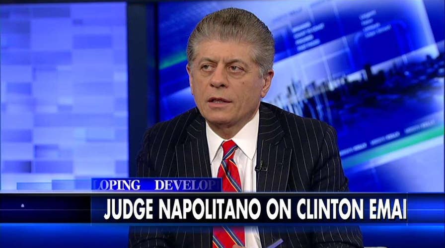 Judge Napolitano on The Kelly File.