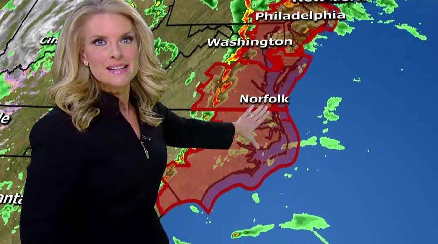 Deadly storm system moves across East Coast