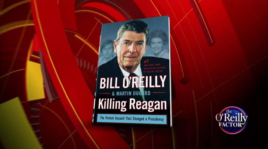 A distortion of Ronald Reagan