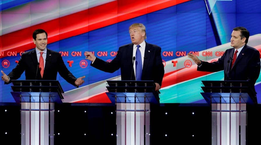 Sparks fly between Cruz, Trump and Rubio at GOP debate