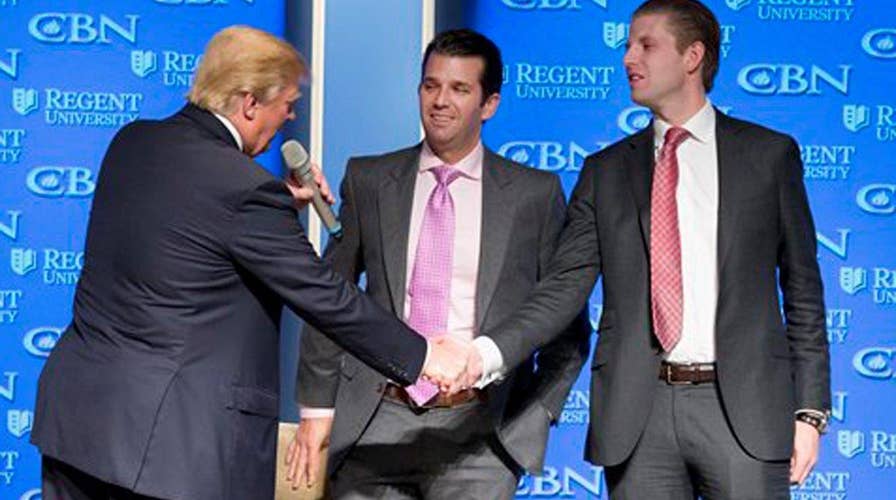 Donald Trump Jr. looks ahead to Super Tuesday