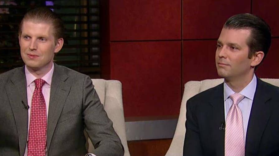 Trump's sons talk Super Tuesday