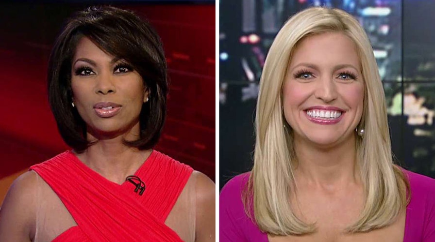 Harris gets ready for Ainsley's debut on 'Fox & Friends'