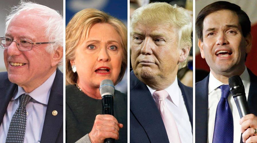 Where each of the candidates stands on delegates