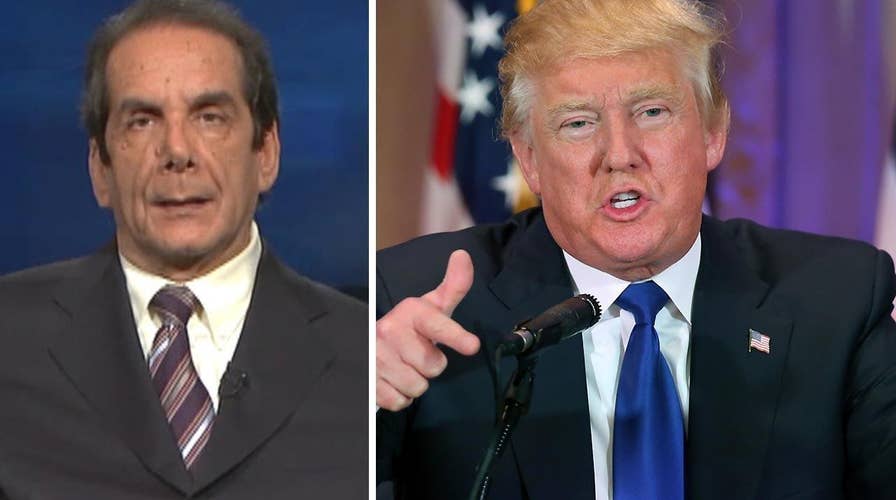 Krauthammer: Donald Trump stays on his glide path
