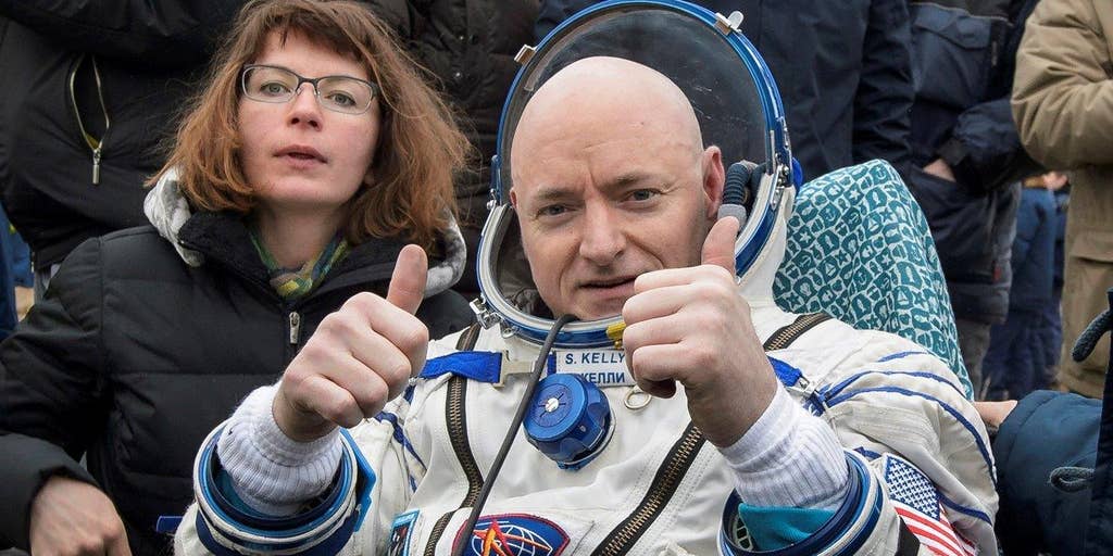 Astronaut Scott Kelly back on Earth after a year in space | Fox News Video