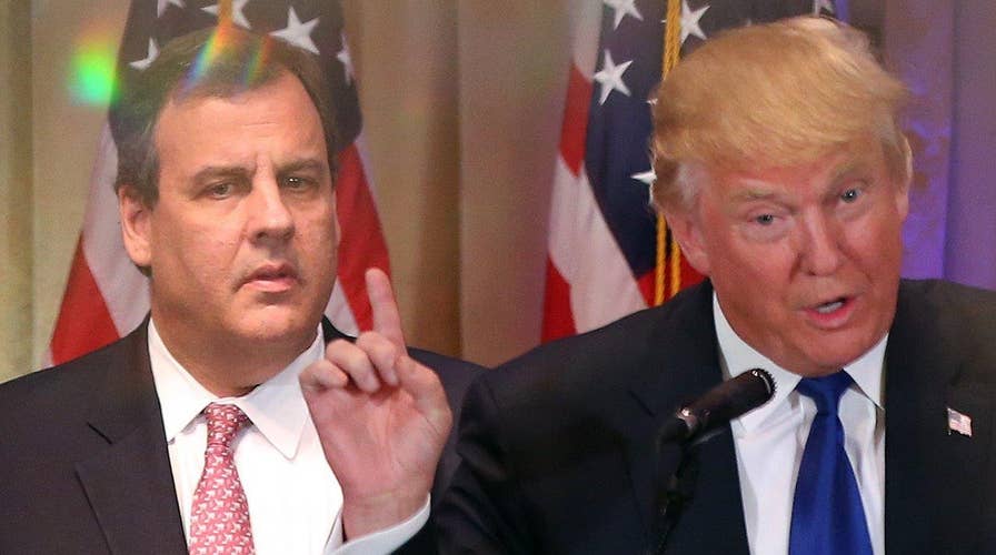 Why so serious? Christie steals show during Trump speech