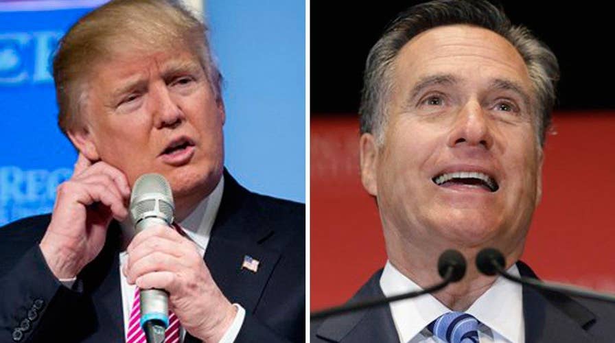 Romney trashes Trump for empty policy promises
