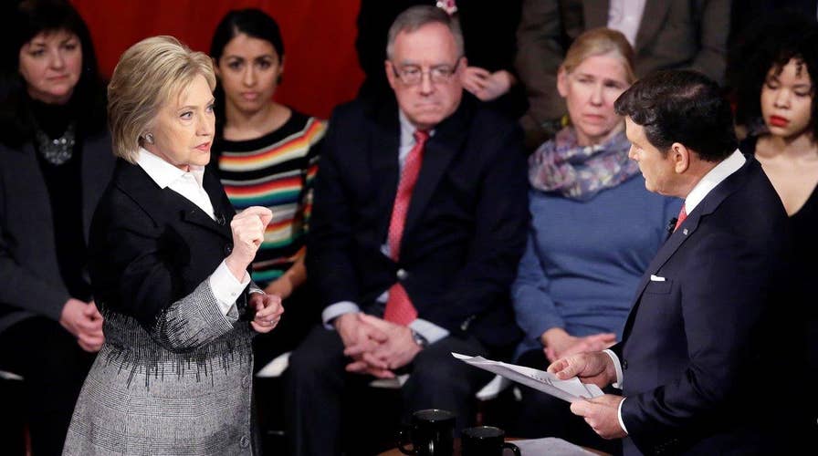 Clinton questioned about emails during Fox News Town Hall