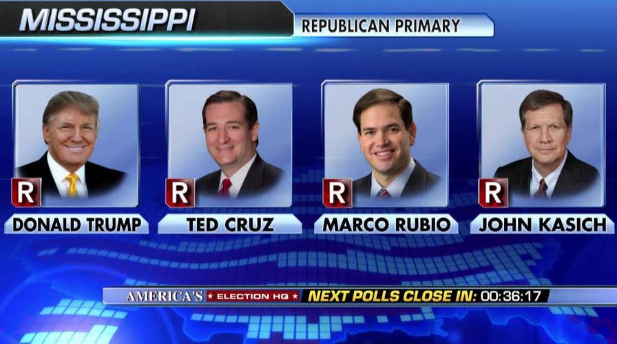 Fox News projects Donald Trump wins Mississippi