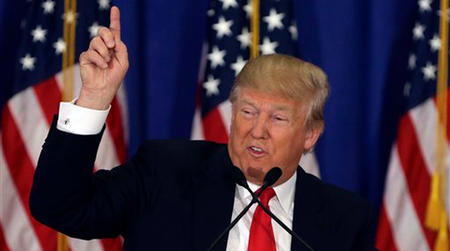 Trump responds to Romney jabs with product placement