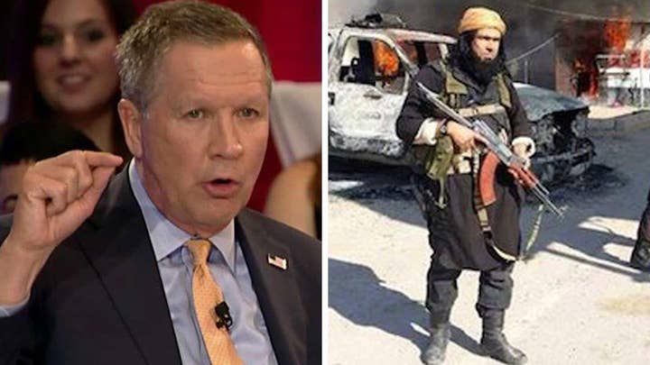 Kasich's plan for handling Syria and ISIS