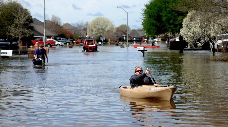 State of emergency declared as severe storms swamp Louisiana