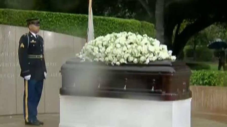 The final goodbye to Nancy Reagan