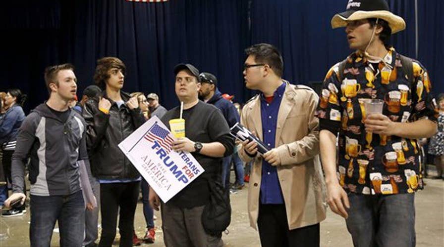 First Amendment rights of Trump supporters suppressed?