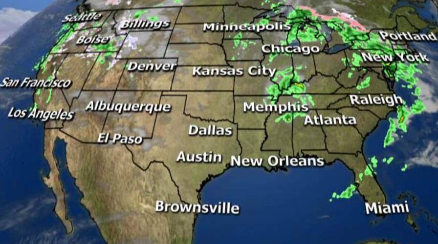 National forecast for Monday, March 14