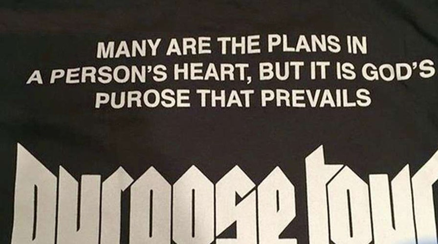 Misspelled Bieber merchandise goes viral