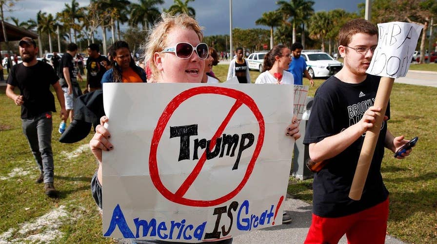 Trump furor on social media