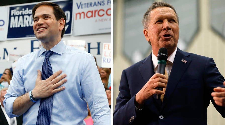 Florida and Ohio primaries crucial for Rubio, Kasich