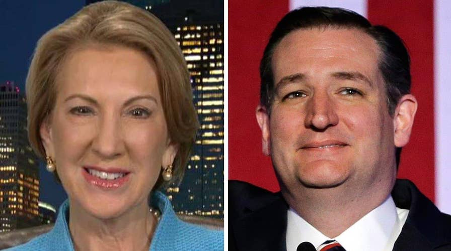 Fiorina on Cruz's 2016 chances, Trump's treatment of women