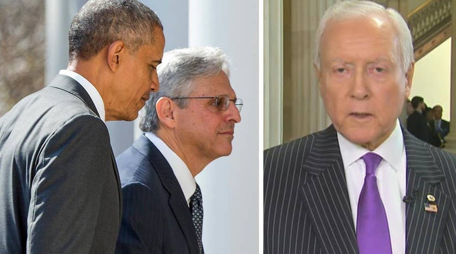 Hatch: This is not the way to do Supreme Court nominations