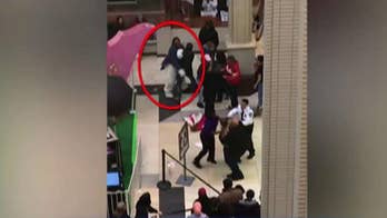 Easter bunny in mall brawl caught on video