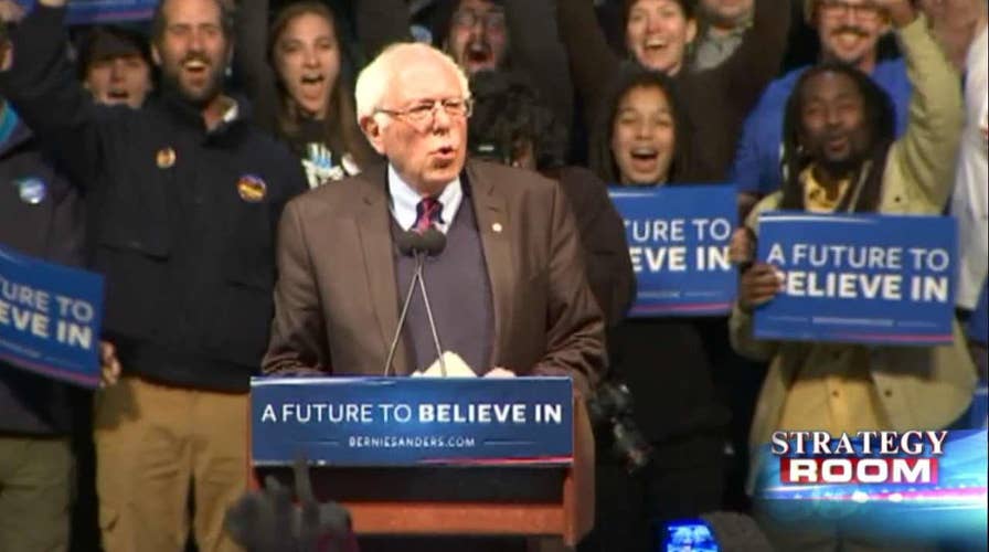 Sanders struggling to catch up to Clinton