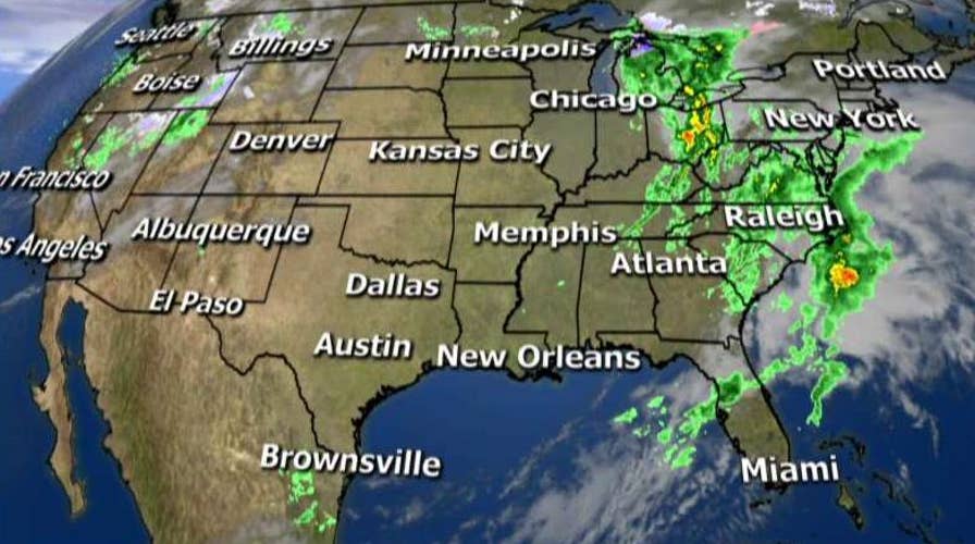 National forecast for Monday, March 28