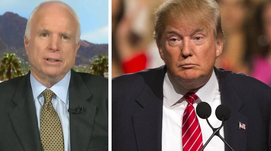 Sen. John McCain sizes up Trump's national security plan