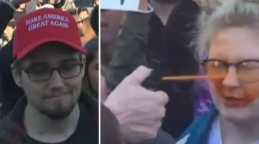 Police seek man who pepper-sprayed teen at Trump rally