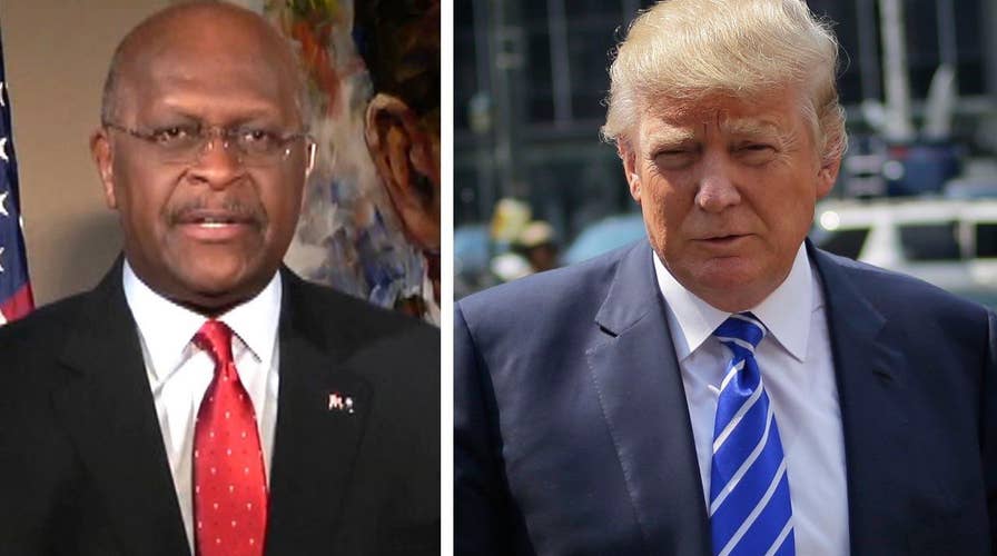 Herman Cain: Trump is not a 'polished political politician'