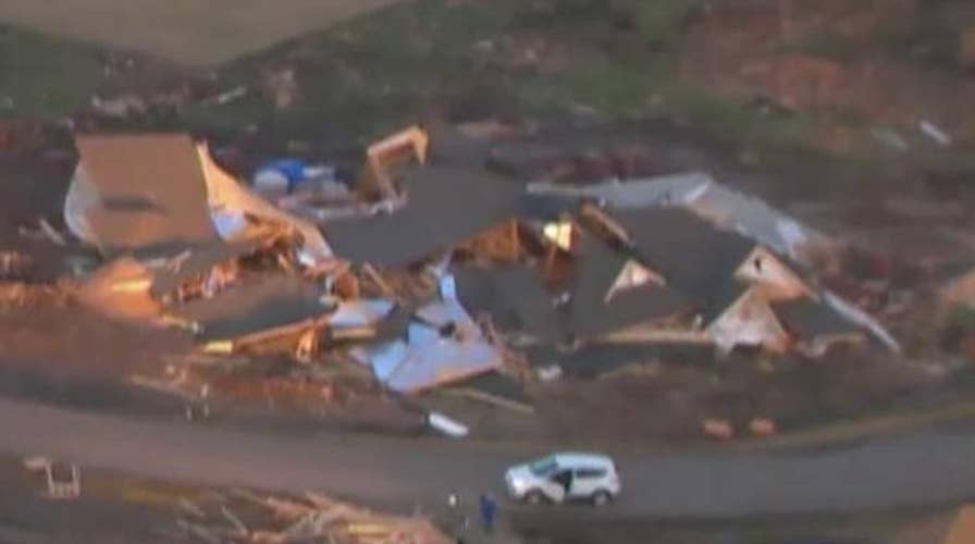 Several injured after twisters rip through parts of Oklahoma