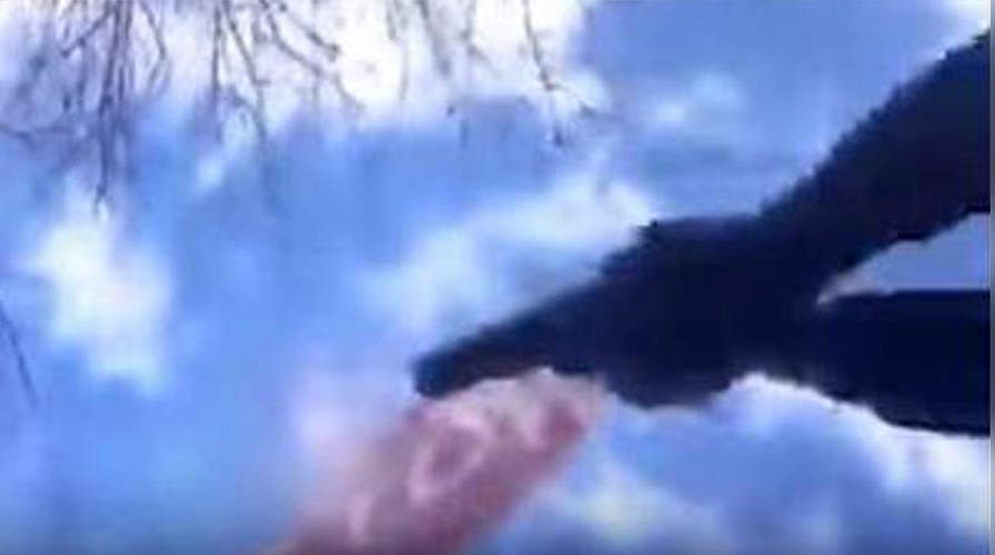 Warning, graphic video: Shooting captured on victim's iPhone