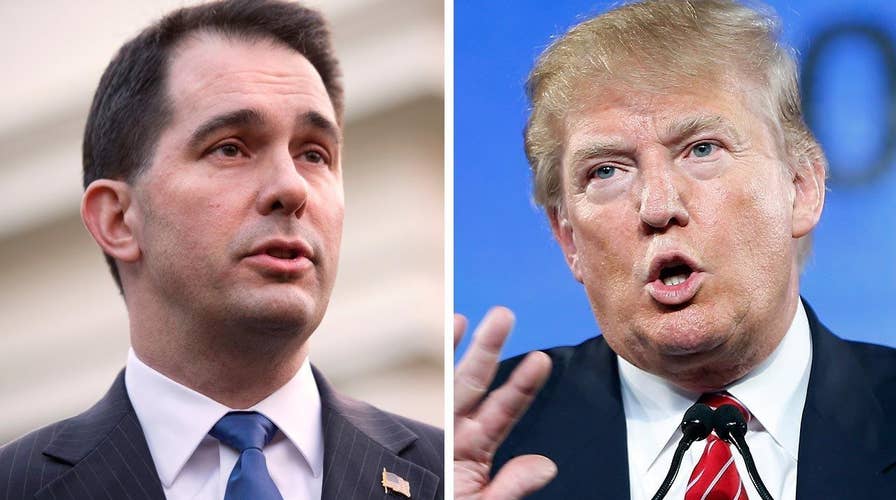 Trump goes after Walker, conservative radio in WI