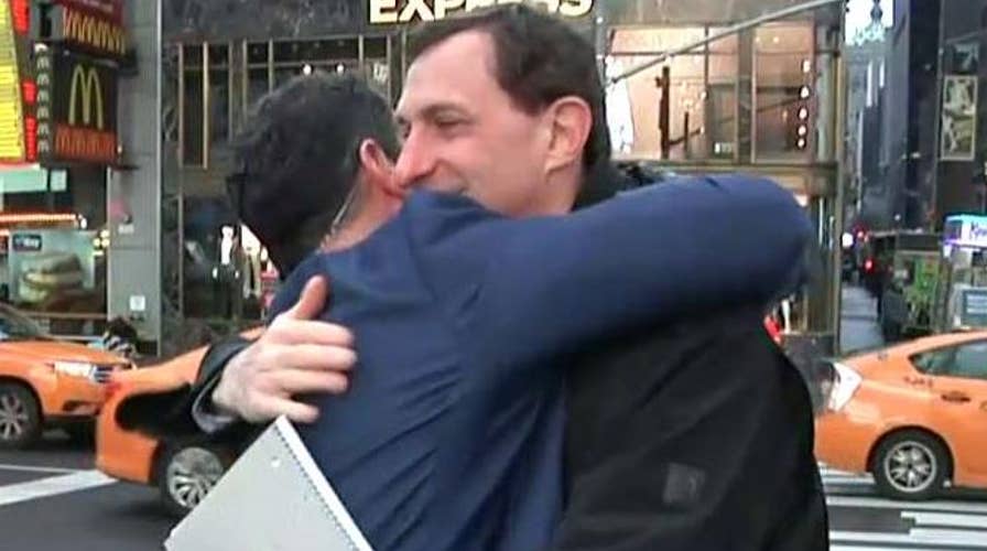 Celebrating 'Hug a Newsman Day'