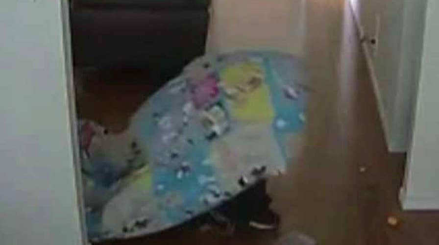 Burglar hides under child's comforter to carry out heist