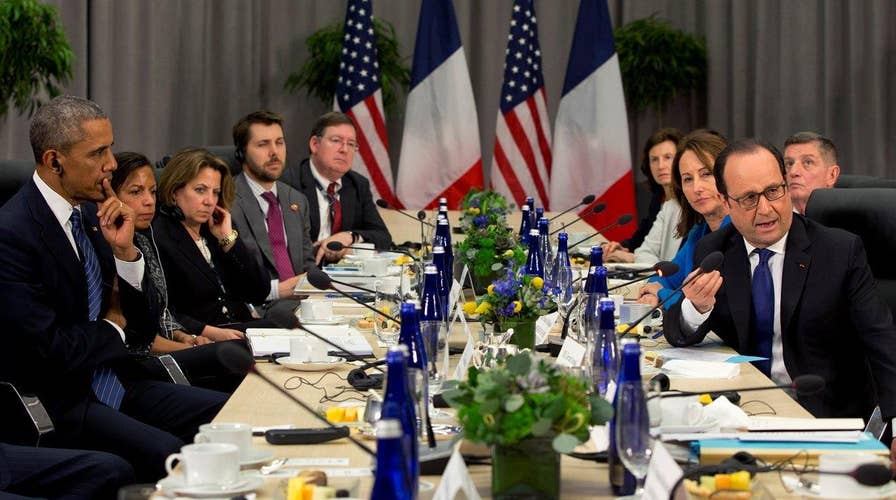 White House accused of censoring French president's remarks
