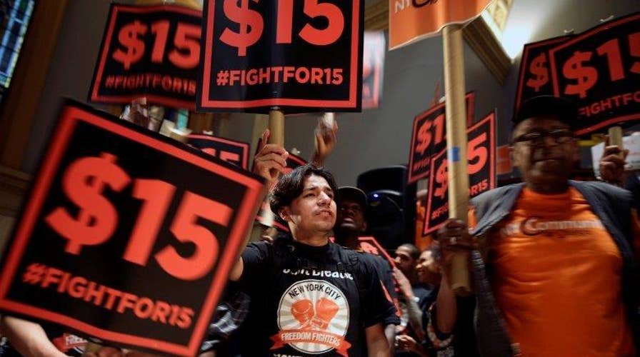 Fight for $15 leader on claims wage hike will hurt consumers