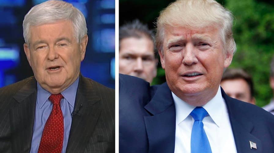 Newt Gingrich calls on Trump to 'improve his game'