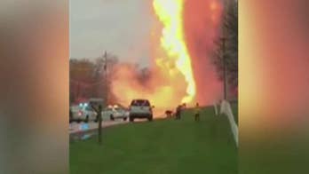 Officer hailed as hero for racing toward gas explosion fireball to rescue worker