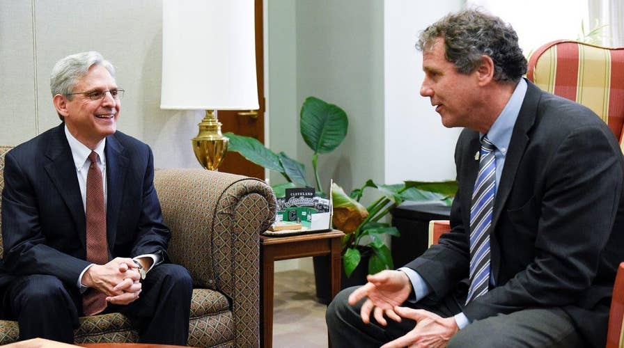 Merrick Garland meets with lawmakers on Capitol Hill