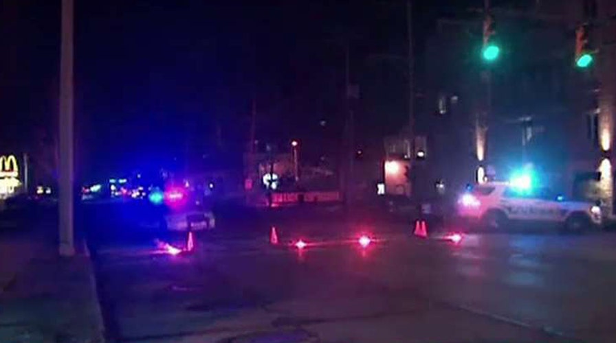 Ohio police officer shot by arson suspect