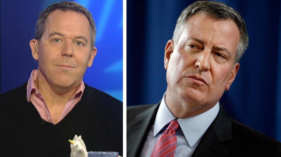 Gutfeld: Lefty Mayor Bill de Blasio proves the joke's on us